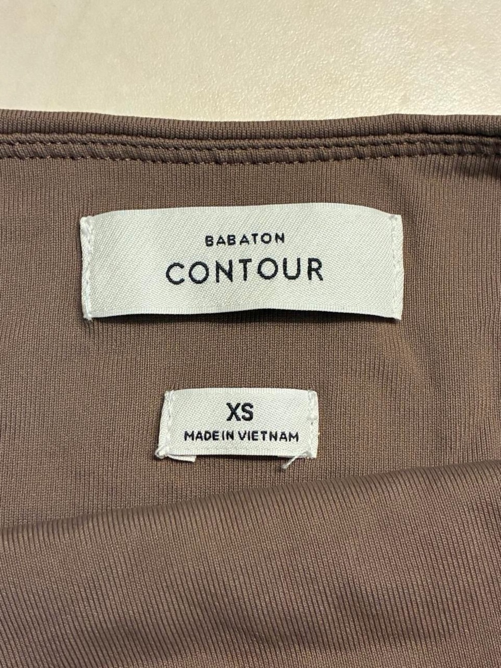 Babaton Strapless Tube Crop Top in Taupe - Picture 5 of 5
